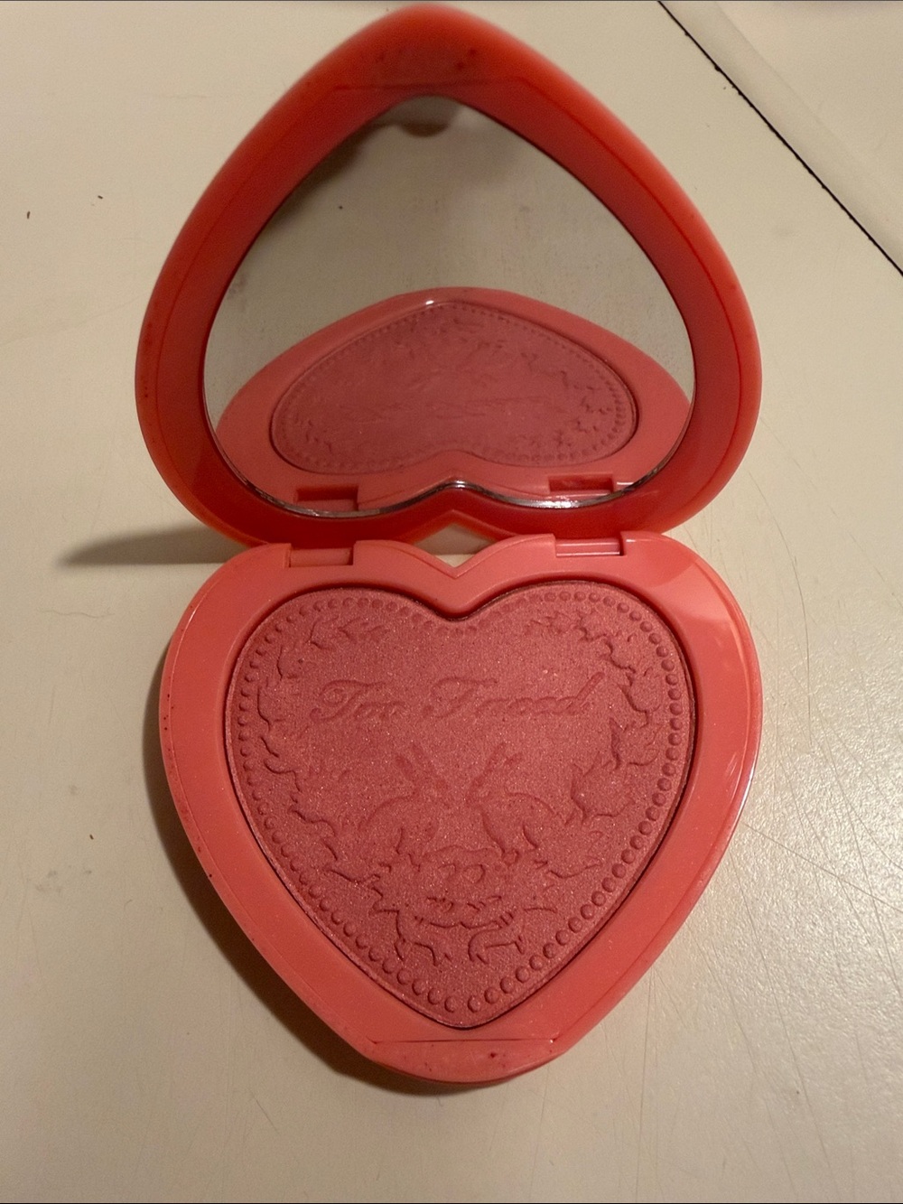 Too faced love flush love hangover blush